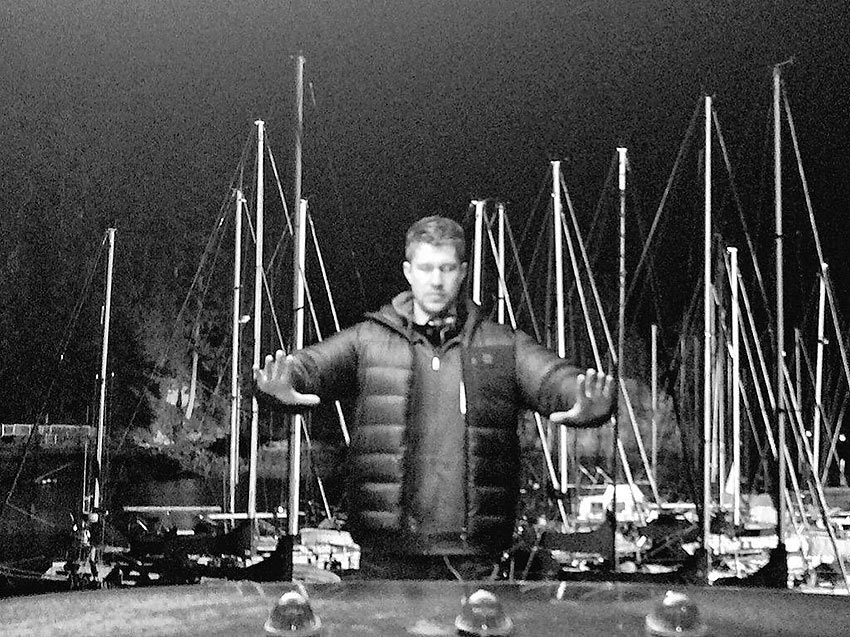 director Scott Speer setting up a shot