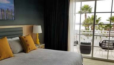 bedroom at the writer's room, Inn at the Pier