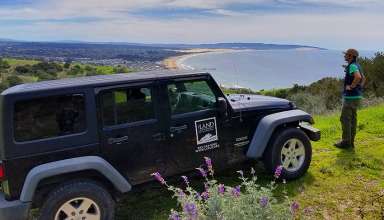 at the Pismo Preserve on an off-road Jeep tour