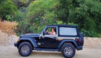 the writer in a 2018 Jeep Wrangler