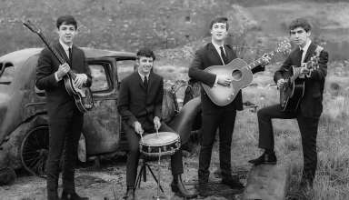 early photo of the Beatles