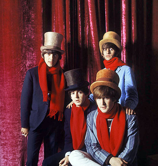 early photo of the Beatles