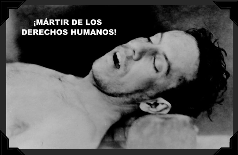 Padre Pro's lifeless body
