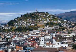 overview of Quito, Ecuador