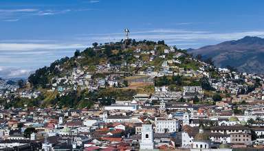 overview of Quito, Ecuador