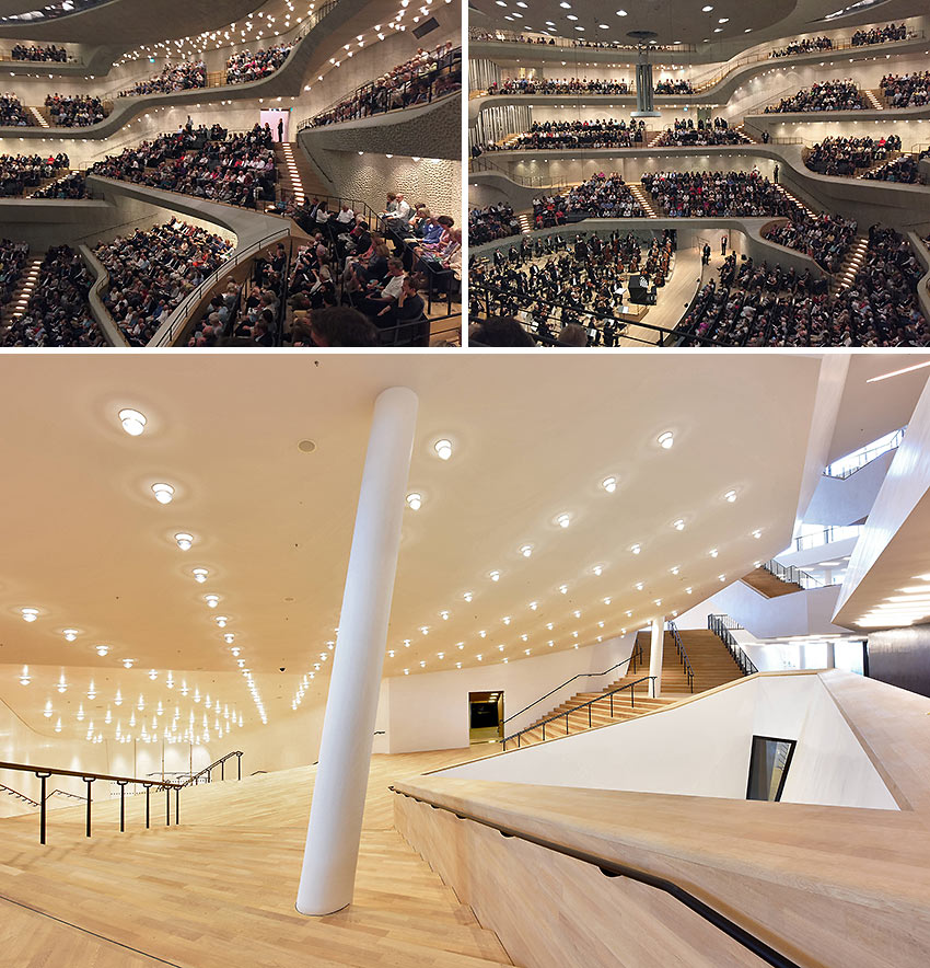 Elphi main concert hall and grand hall