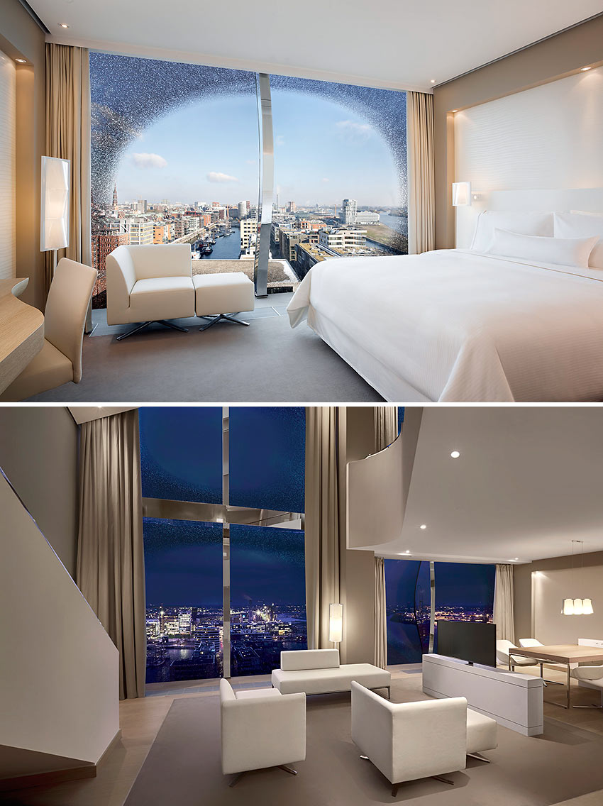 rooms at the Westin Hotel, Hamburg