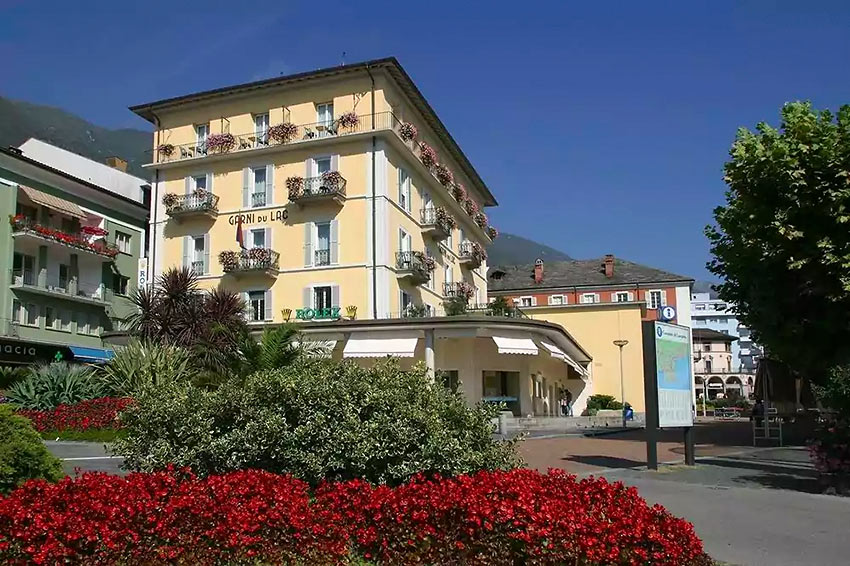 the Hotel Garni du Lac, Locarno