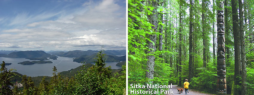 the Sitka Sound and Sitka National Historical Park
