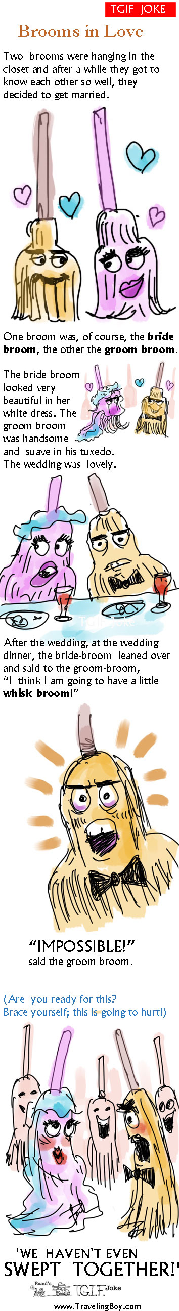 TGIF Joke of the Week: Brooms in Love