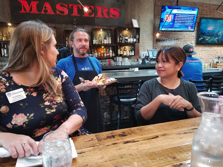 Chef Darrell Campbell at Masters Kitchen and Cocktail Restaurant