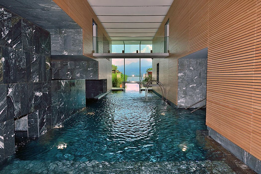 interior of the Termali Salini and Spa