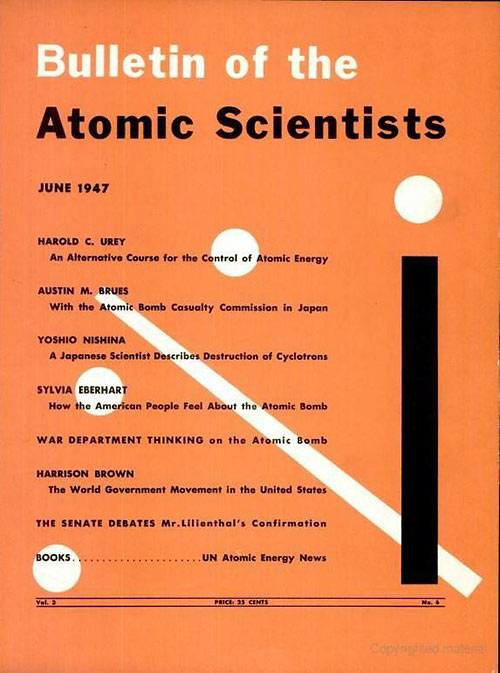 Bulletin of the Atomic Scientist, June 1947