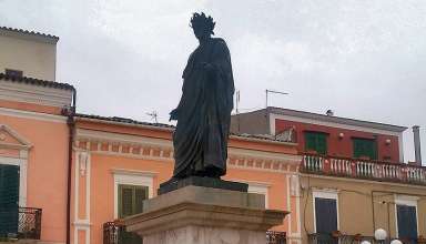 statue of Quintus Horatius Flaccus (Horace) in Venosa, Italy