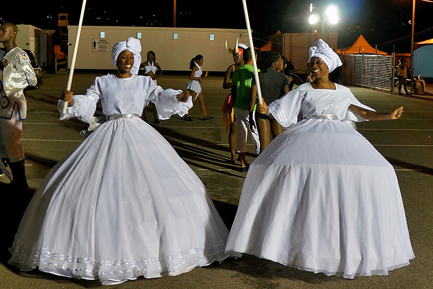 Trinidad & Tobago carnival dancers