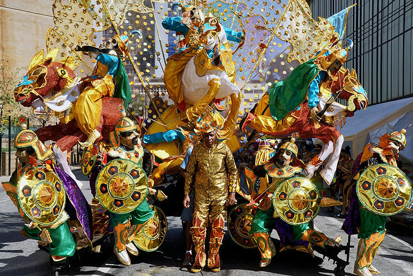 Trinidad & Tobago carnival float