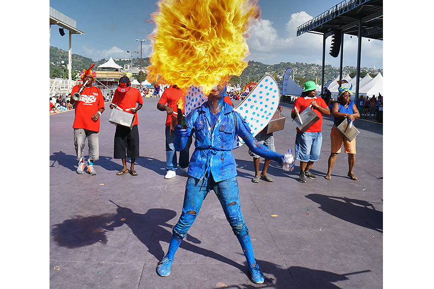 Trinidad & Tobago carnival fire breather