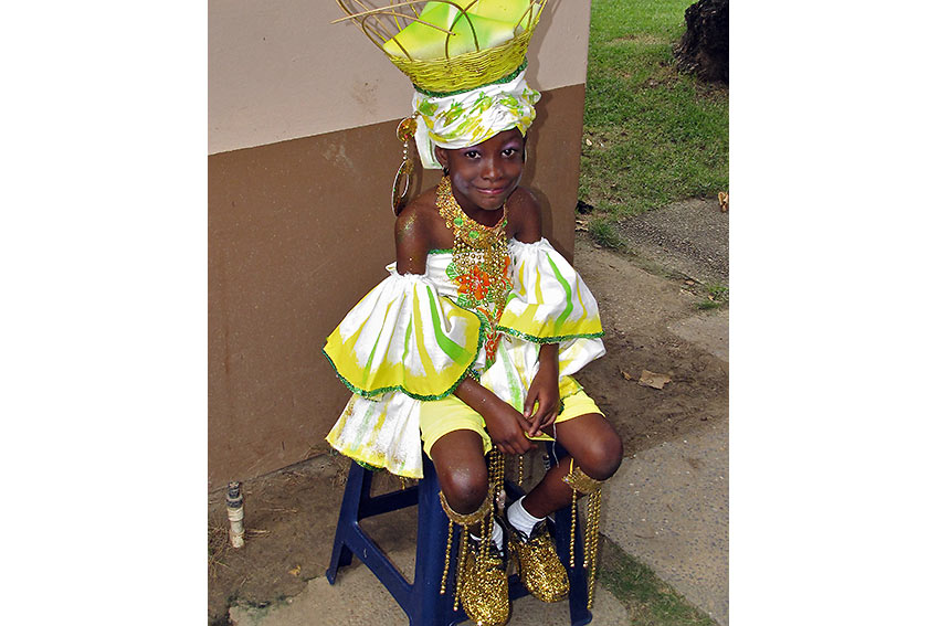 Trinidad & Tobago carnival kid
