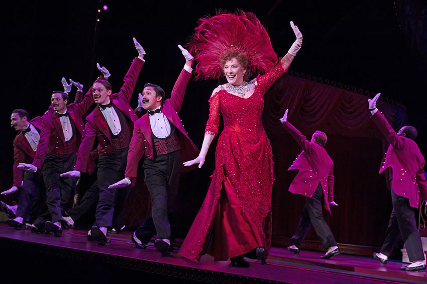 Betty Buckley as Dolly performs 'The Waiters’ Gallop'