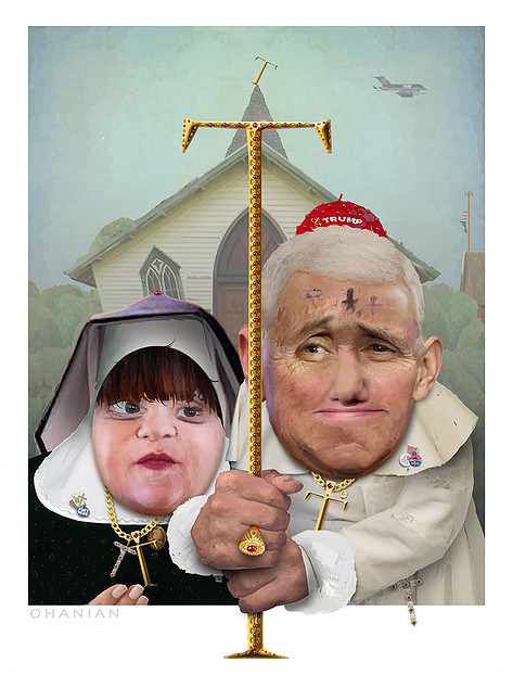 American Gothic Revisted 2, by Nancy Ohanian