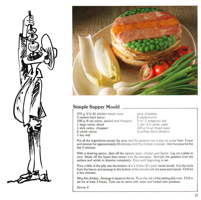 Simple Supper Mould and cartoon