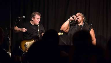 Alexis Suter and guitarist Michael Louis