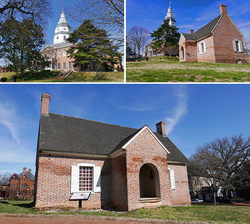 the State House and the Old Treasury Building, Annapolis