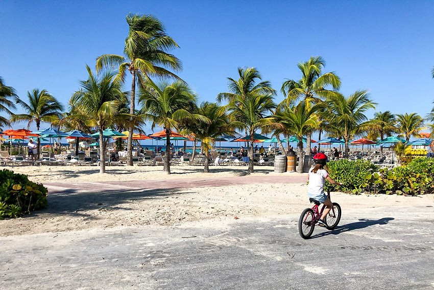 beach on Castaway Cay