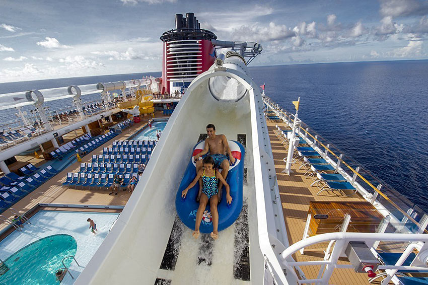 water side at the Disney Fantasy