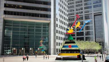 Joan Miro’s Personage and Birds, Houston