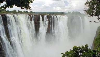 Victoria Falls viewed from the Zambia side