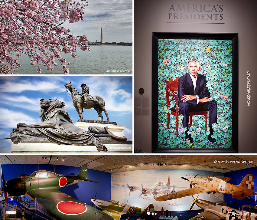 various scenes in Washington D.C.