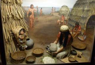 painting of the Santa Ynez Band of Chumash Indians