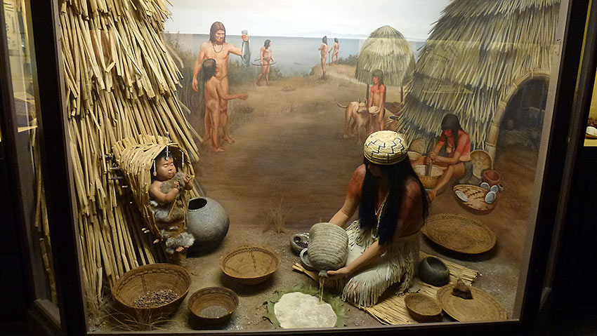 painting of the Santa Ynez Band of Chumash Indians