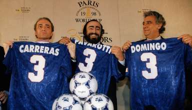 the Three Tenors: José Carreras, Luciano Pavarotti, and Plácido Domingo