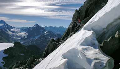 climbing the Bugaboos