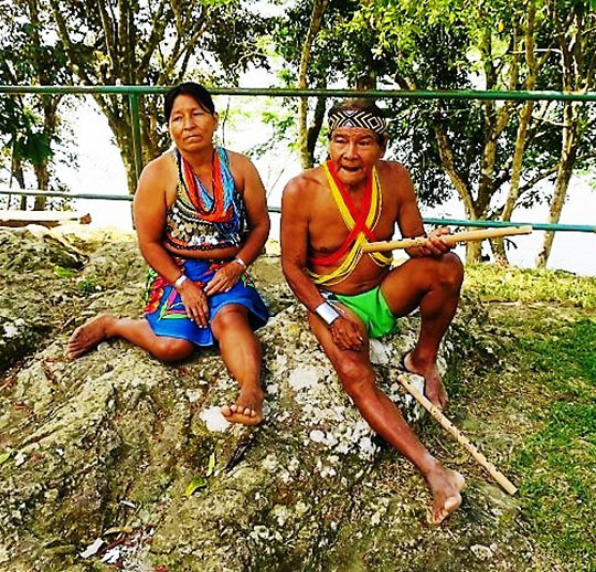 Embera tribe couple