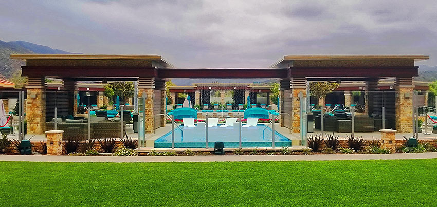 pool area at the Pala Casino Spa & Resort