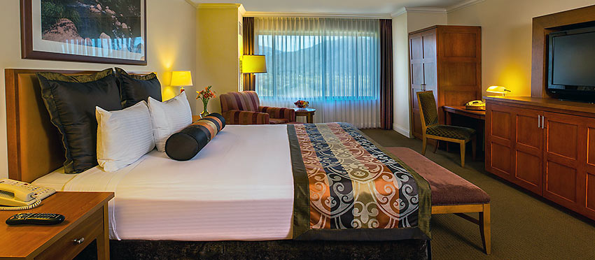 a room at the Pala Casino Spa & Resort