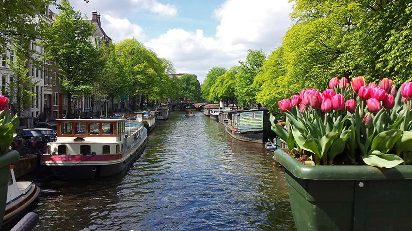 canal in Amsterdam