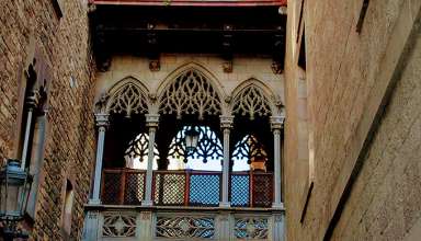 medieval structures in Barcelona’s Gothic Quarter