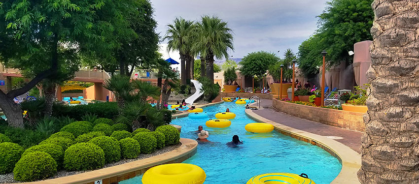the Oasis Pool at Morongo Casino, Resort & Spa