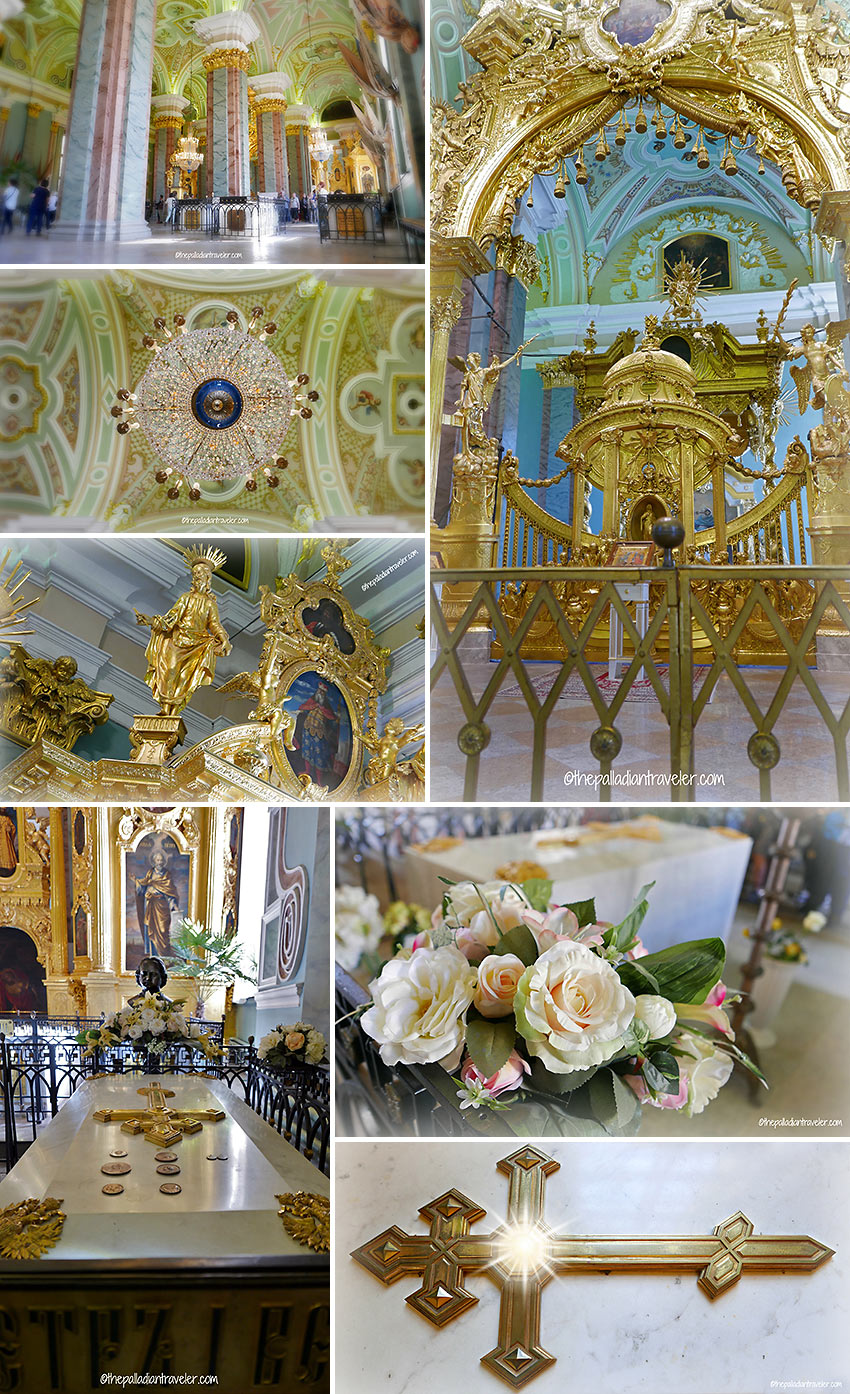 interior views of Saints Peter and Paul Cathedral