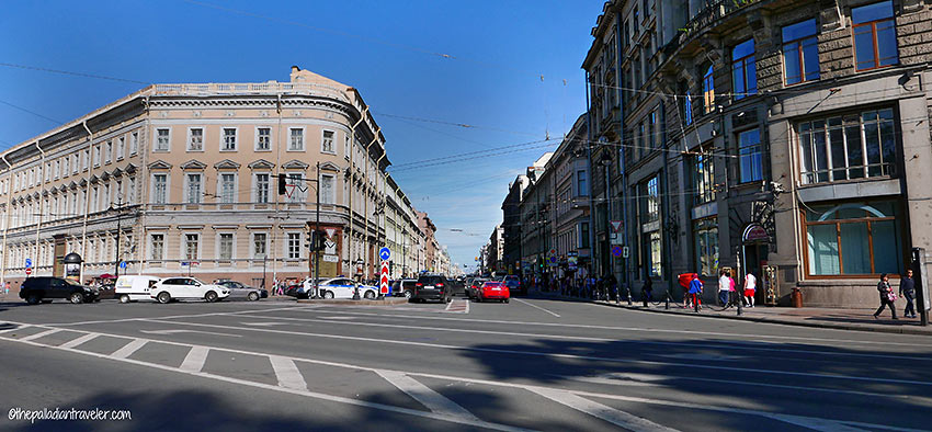 Liteyny Prospect street scene, St. Petersburg