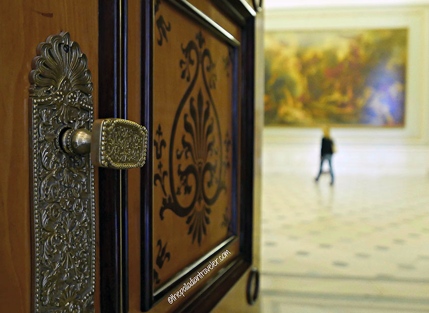 entrance door to the State Hermitage Museum