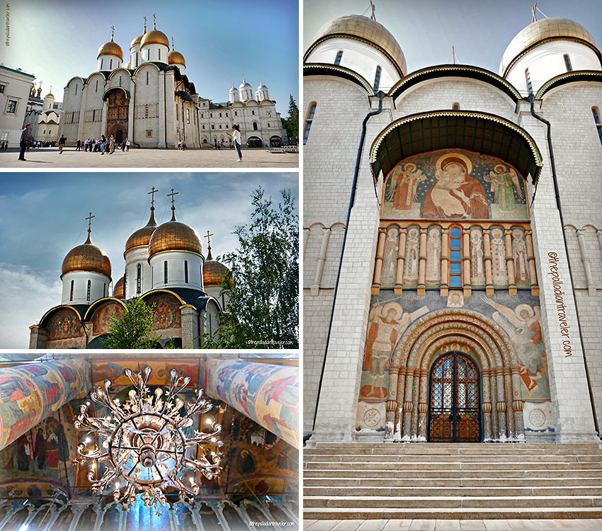 Cathedral of the Dormition, Cathedral Square, with its 5 domes, frescoes and iconostases