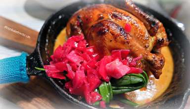 a dish at the Odessa-Mama, Moscow