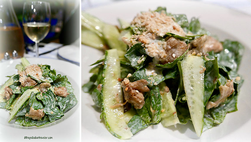 Jewish salad at the Odessa-Mama