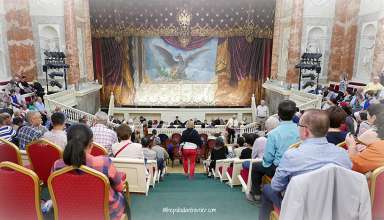 inside the Hermitage Theatre at St. Petersburg’s Winter Palace