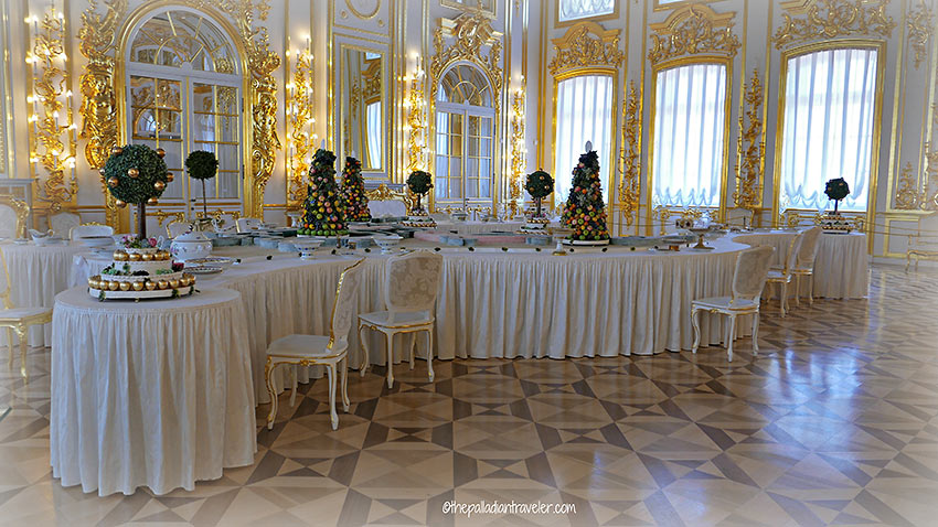 dining room, Catherine Palace